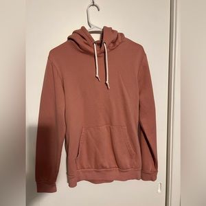 Plain Coral Hoodie - Men's Medium